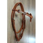  Cabeçada Testeira de Couro com Afogador Sport Equine 8840