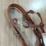  Cabeçada Testeira de Couro com Afogador Sport Equine 8843