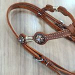  Cabeçada Testeira de Couro com Afogador Sport Equine 8844