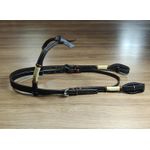  Cabeçada Testeira de Couro com Afogador Sport Equine 8845