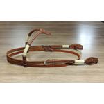  Cabeçada Testeira de Couro com Afogador Sport Equine 8846