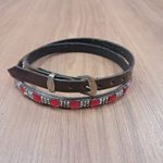 Bandinha Para Chapéu em Couro Com Strass 7770