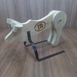 Boizinho De Madeira Infantil Pequeno Para Laço Team Roping Importado 7542