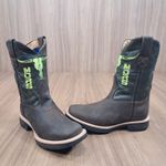  Bota Moiadeiros Masculina Café Verde 8302