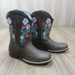 Bota Vilela Feminina Infantil Texana Fóssil Café 1400-7818