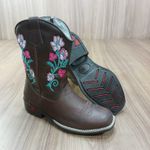 Bota Vilela Feminina Infantil Texana Fóssil Café 1400-7818