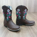 Bota Vilela Feminina Infantil Texana Fóssil Café 1400-7818