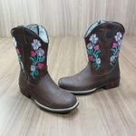 Bota Vilela Feminina Infantil Texana Fóssil Café 1400-7818