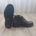 Botina Conforto Gel Zebu Em Couro Floater 59080 5254