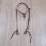  Cabeçada de testeira em Couro Sport Equine 8116