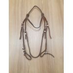  Cabeçada Testeira de Couro com Afogador Sport Equine 6633