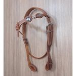  Cabeçada Testeira de Couro com Afogador Sport Equine 6877