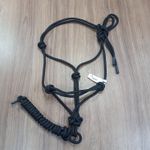 Cabresto para Cavalo 7 nós em Nylon Preto c/ Cabo Mreis 7610