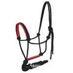 Cabresto para Cavalo 7 nós em Nylon Preto c/ Cabo Sport Equine 4594