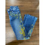 Calça Jeans Juvenil Feminina Four Bordada Referência 357 6859