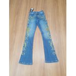 Calça Jeans Juvenil Feminina Four Bordada Referência 357 6859