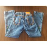 Calça Jeans Juvenil Feminina Country & Cia Bordada Referência 4391 7302