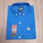 Camisa For Texas Xadrez Manga Curta 7783
