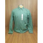 Camisa Tuff Xadrez Verde C/ Azul Manga Longa 6977