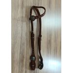  Cabeçada de 1 orelha de Couro Sport Equine 8106