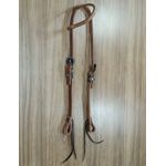  Cabeçada 01 Orelha de Couro Sport Equine 8800