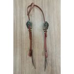  Cabeçada 01 Orelha de Couro Sport Equine 8821