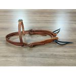  Cabeçada Testeira de Couro com Afogador nogueira 8824