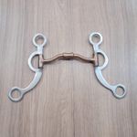 Freio Inox Sport Equine Bocal de Ferro com Banho Cobre 8100