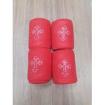 Ligas de Descanso Vermelha c/ Strass Boots Horse 7235