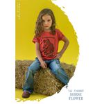 T Shirt Infantil Horse Flower 746 Miss Country Bang Bang 5966