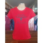 T Shirt Power Country Feminina Vermelha 7486