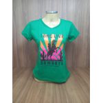 T Shirt Power Country Feminina Verde Bandeira 6931