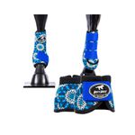 Kit Dianteiro Cloche e Caneleiras Estampado Boots Horse 3769