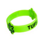 Pulseira Tuff Verde Limão com Logo e Escrita Preta S/M 6247