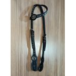  Cabeçada 01 Orelha de Couro Sport Equine 8518
