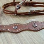 Conjunto Cabeçada e Peiteira Sport equine 8539