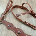 Conjunto Cabeçada e Peiteira Sport equine 8539