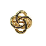 Anel Feminino Entrelace Dourado
