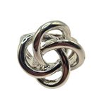 Anel Feminino Entrelace Prata