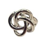 Anel Feminino Entrelace Prata