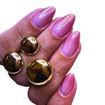Anel Feminino Esferas Dourado