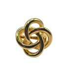 Anel Feminino Entrelace Dourado