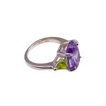 Anel Feminino Soberana Jardim Prata