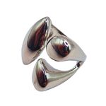 Anel Feminino Gotas Prata