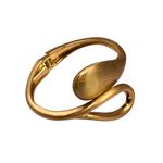 Bracelete Feminino Duas Gotas Dourado