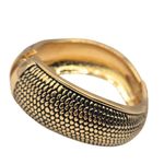 Bracelete Feminino Estilo Serpente Dourado