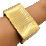 Bracelete Feminino Geométrico Dourado