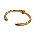 Bracelete Feminio Gota Aberta Dourado