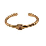Bracelete Feminio Gota Aberta Dourado