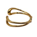 Bracelete Feminino Gota Vazada Dourado